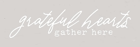 Lux + Me Designs LUX307 - LUX307 - Grateful Hearts   - 24x8 Inspirational, Typography, Signs, Grateful, Grateful Hearts Gather Here from Penny Lane