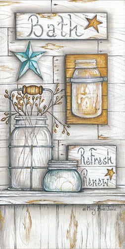 Mary Ann June MARY485 - Refresh & Renew - Barn Star, Jar, Bath, Sign, Coastal, Still Life from Penny Lane Publishing