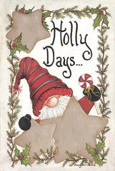 MARY555 - Holly Days Gnome - 12x18