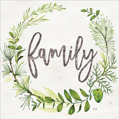 MAZ5488 - Family Greenery Wreath  - 12x12