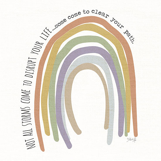 Marla Rae MAZ5730 - MAZ5730 - Clear Your Path - 12x12 Clear Your Path, Motivational, Rainbow,  Tween, Empowering, Uplifting Words, Signs from Penny Lane