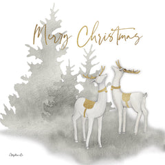 MOL2697 - Woodland Deer Merry Christmas - 12x12