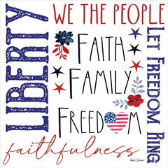 ND185 - Faith, Family, Freedom - 12x12
