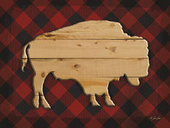 RAD1100 - Wood and Plaid Buffalo - 16x12