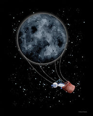 RN121 - Moon Hot Air Balloon - 12x16