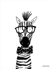 RN216 - Zebra in Glasses - 12x16