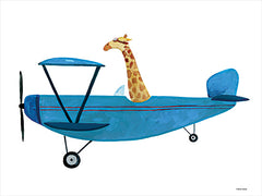 RN424 - Giraffe in a Plane - 16x12