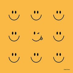 RN587 - Smiley Face Vibes 1 - 12x12