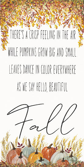 Soulspeak & Sawdust SAW142 - SAW142 - Beautiful Fall - 12x24 Fall, Hello Beautiful Fall, Typography, Signs, Textual Art, Pumpkins, Leaves from Penny Lane