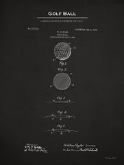 SB1291 - Golf Ball Patent - 12x16