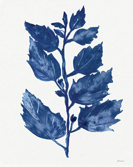 Stellar Design Studio SDS1001 - SDS1001 - Nature in Indigo 4 - 12x16 Leaves, Blue Leaves, Nature in Indigo, Blue from Penny Lane