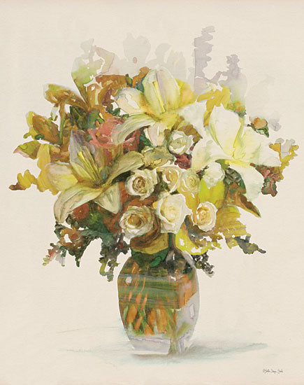 Stellar Design Studio SDS1252 - SDS1252 - Dreams of Yesterday - 12x16 Still Life, Flowers, Yellow Flowers, Vase, Bouquet, Spring from Penny Lane