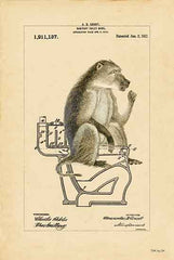 SDS454 - Monkey in Bowl - 12x18