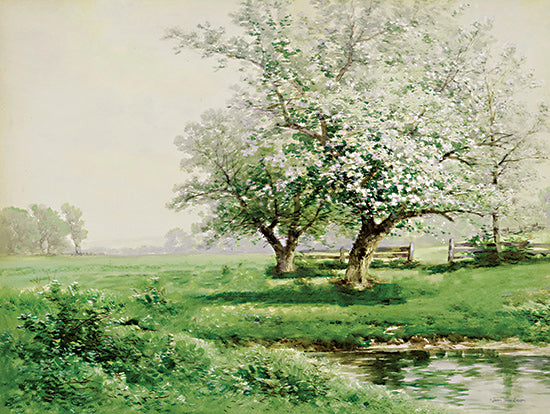 Seven Trees Design ST1000 - ST1000 - The Dreamy Field - 16x12 Landscape, Tree, Flowering Tree, Spring, Springtime, Pond from Penny Lane