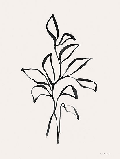 Seven Trees Design ST991 - ST991 - Eucalyptus Leaf Drawing   - 12x16 Eucalyptus, Leaves, Black & White, Drawing Print from Penny Lane