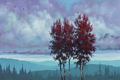 TGAR113 - Two Red Trees - 18x12