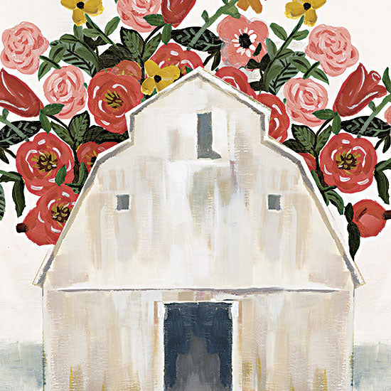 White Ladder WL140 - WL140 - Floral Pop Ups - 12x12 Barn, Farm, Flowers, Red, Pink, Yellow Flowers from Penny Lane
