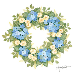 ALP1875 - Hydrangeas in Bloom Wreath - 12x12