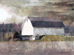 BLUE287 - Rustic White Barn Scene I - 16x12