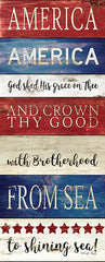 CIN1017 - America God Shed His Grace on Thee - 8x20