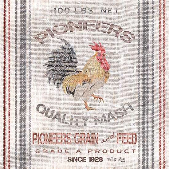 Cindy Jacobs CIN1098 - Pioneers Pioneers, Rooster, Feed Sack, Farm, Feed, Grain from Penny Lane