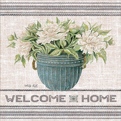 CIN1114 - Galvanized Peonies Welcome Home