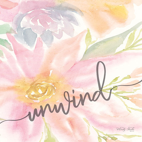 Cindy Jacobs CIN1360 - Floral Unwind Flowers, Blooms, Botanical, Watercolor, Unwind, Bathroom from Penny Lane