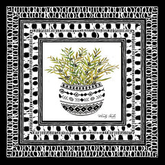 CIN1440 - Aztec Floral I  - 12x12