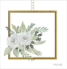 CIN1551 - Geometric Square Muted Floral - 12x12