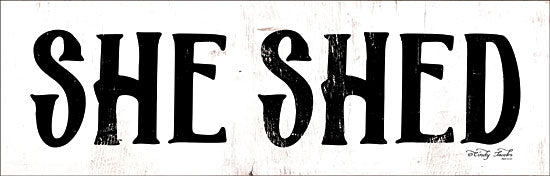 Cindy Jacobs CIN1567 - CIN1567 - She Shed   - 18x6 Signs, She Shed, Black & White, Typography from Penny Lane