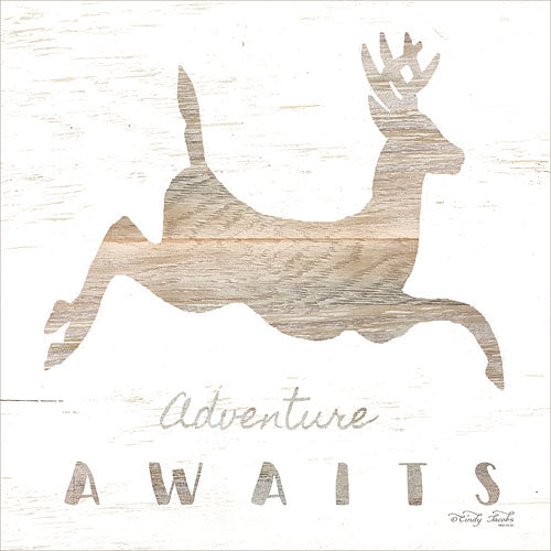 Cindy Jacobs CIN937 - Adventure Awaits Deer - Adventure, Deer, Wood Inlay from Penny Lane Publishing