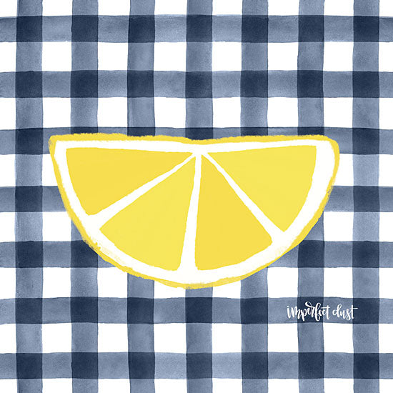 Imperfect Dust DUST350 - DUST350 - Half Lemon - 12x12 Lemon, Lemon Slice, Calligraphy, Plaid from Penny Lane