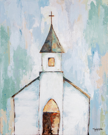 Jennifer Holden HOLD112 - HOLD112 - Near the Cross - 12x16 Church, Abstract, Country, Nostalgia, Religious from Penny Lane