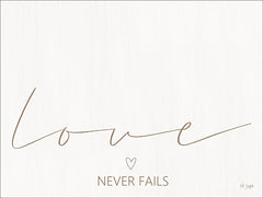JAXN121 - Love Never Fails - 18x12