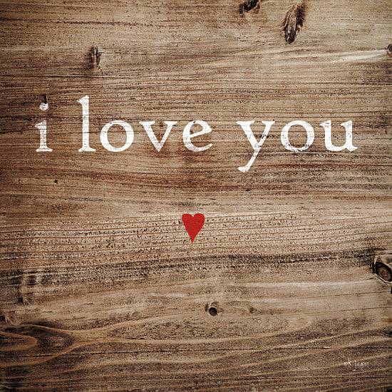 Jaxn Blvd. JAXN140 - I Love You I Love You, Wood, Heart, Love from Penny Lane
