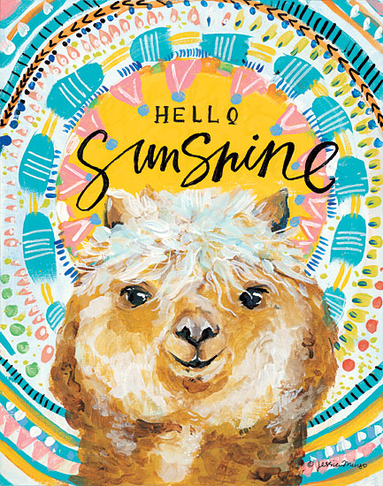 Jessica Mingo JM142 - Hello Sunshine Llama Hello Sunshine, Llama, Patterns, Abstract from Penny Lane
