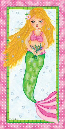 Lisa Kennedy KEN1003 - Mermaid Mermaid, Babies, Kid's Art,  Ocean, Triptych from Penny Lane