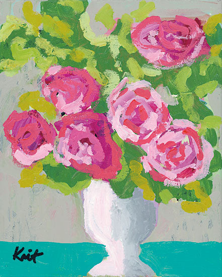 Kait Roberts KR243 - XOXO Flowers, Pink, Vase, Bouquet, Blooms from Penny Lane