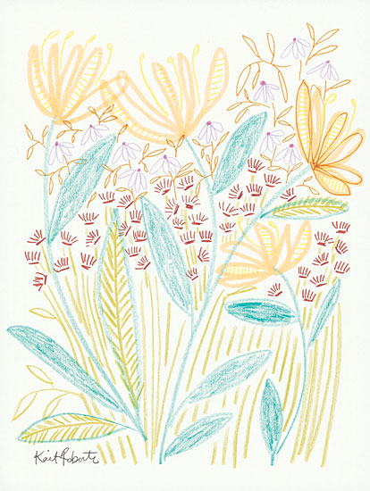 Kait Roberts KR386 - Watch It Bloom - 12x16 Abstract, Flowers, Blooms, Wildflowers, Patterns from Penny Lane