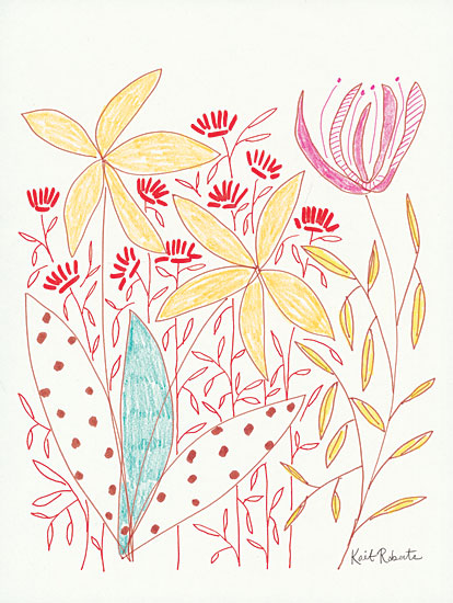 Kait Roberts KR387 - Sweetie Pie - 12x16 Abstract, Flowers, Blooms, Wildflowers, Patterns from Penny Lane