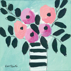 KR442 - Blooms & Stripes - 12x12