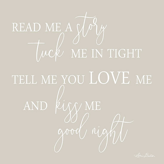 Lori Deiter LD1397 - Read Me a Story Story, Kiss Me Good Night, Sign from Penny Lane
