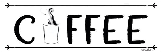 Lori Deiter LD1739 - LD1739 - Coffee Banner - 18x6 Coffee, Coffee Cup, Signs, Black & White from Penny Lane
