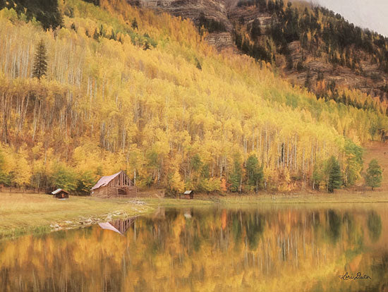 Lori Deiter LD1822 - LD1822 - San Juan Cabin - 16x12 Photography, Landscape, Farm, Field, Trees, Autumn, Lake from Penny Lane