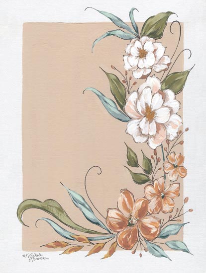 Michele Norman MN206 - MN206 - Spring Floral Frame - 12x16 Spring Flowers, Flowers, Botanical from Penny Lane