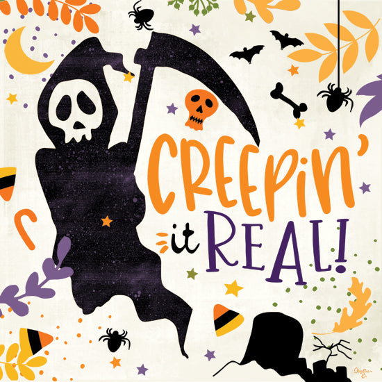 Mollie B. MOL1972 - MOL1972 - Creepin' it Real! - 12x12 Halloween, Iconography, Autumn, Signs, Grim Reaper from Penny Lane