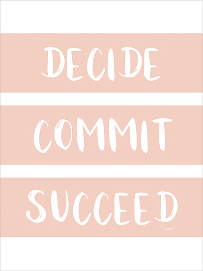 Martina Pavlova PAV268 - PAV268 - Decide Commit Succeed     - 12x16 Typography, Signs, Decide Commit Succeed, Motivational from Penny Lane