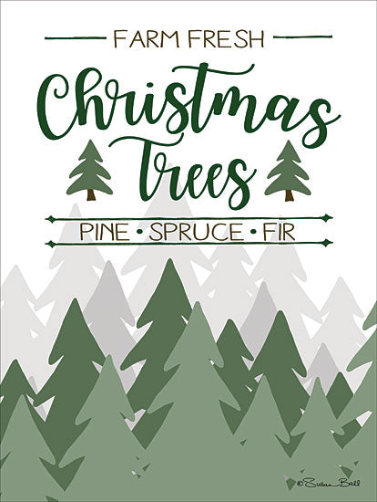 Susan Ball SB590 - Farm Fresh Christmas Trees Christmas Trees, Farm Fresh, Farm, Holiday from Penny Lane